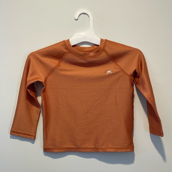 Little Co. by Lauren Conrad Other - Little Co. by Lauren Conrad Boys Swim Long Sleeve Rashguard Orange Size 3T NWOT